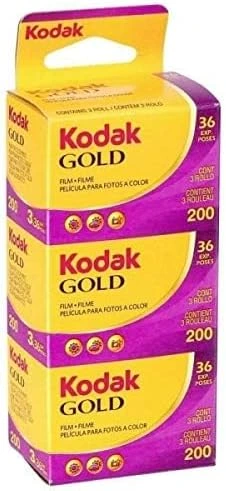 KODAK Gold 200 Foil Vertical Pack of 3 GB135-36