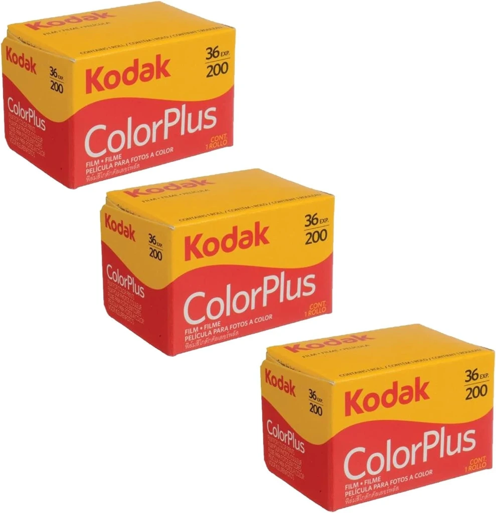 فيلم Kodak colorplus 200 (عبوة من 3)
