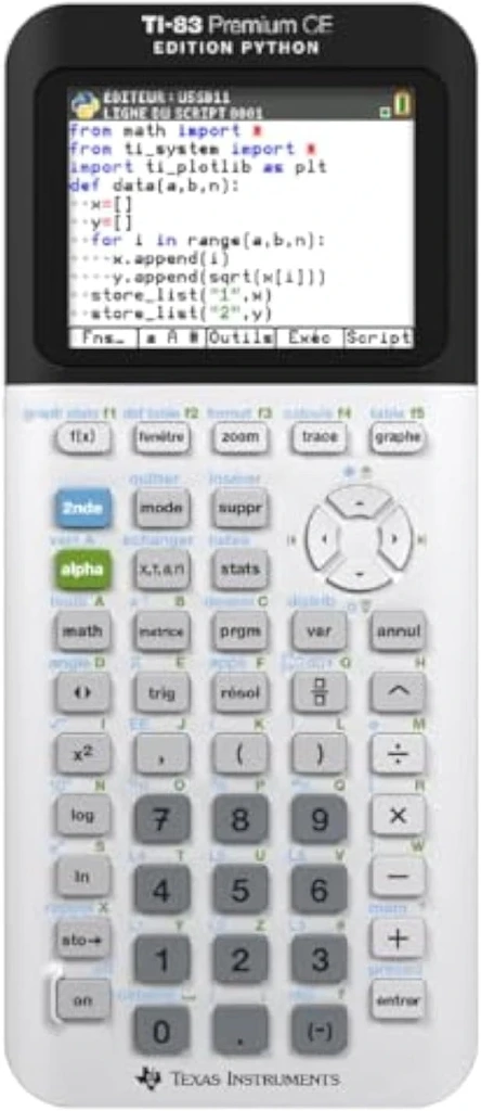TEXAS INSTRUMENTS compatible Calculatrice graphique TI-83 Premium CE