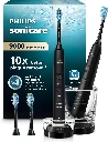 Philips Sonicare DiamondClean 9000 HX9914/63 | فرشاة أسنان كهربائية مزدوجة مع تطبيق ذكي وحساس ضغط وكوب شحن
