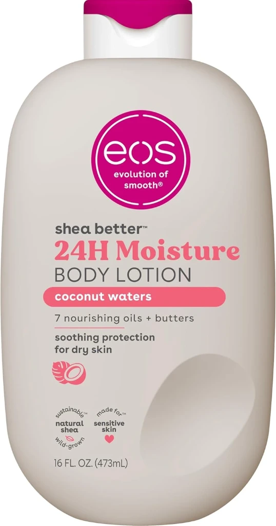 EOS Eos Shea Better Body Lotion - Coconut Waters | 16 Oz | 1 Pack, Coconut Waters, 16 ounces