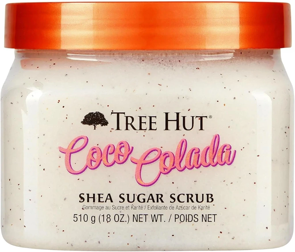Tree Hut Coco Colada Shea Sugar Scrub - 510g, Exfoliating & Hydrating Pineapple & Coconut Vegan & Paraben-Free