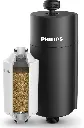 Philips Shower Filter, Shower Filter with Dual Mesh and NSF Certification for KDF Materials, to Reduce Chlorine, Impurities, and Rust Deposits for Handheld Shower, Black (Shower Filter Set)