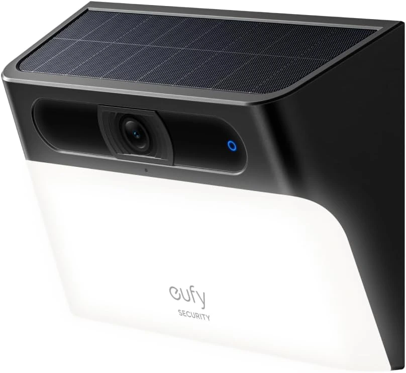 eufy Security Solar Wall Light Cam S120,Solar Security Camera,Wireless Outdoor Camera,2K Camera, Forever Power,Motion Activated Light,AI Detection,IP65 Waterproof,Spotlight,No Monthly Fee 