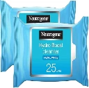  Neutrogena Makeup Remover Face Wipes, Hydro Boost Cleansing, soft wipes with a fresh cleansing lotion to instantly remove make-up and impurities, 25 wipes (Pack of 2) 