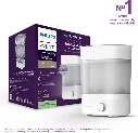 Philips Avent Premium Baby Bottle Steriliser and Dryer Removes 99.9% of Bacteria, Chemical-Free, Capacity for 6 Bottles/Teats/Accessories, Model SCF293/00