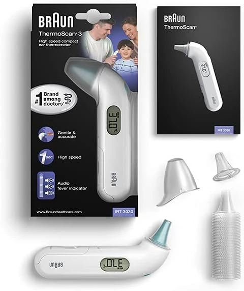 ترمومتر أذن Braun Irt 3030 Thermoscan 3