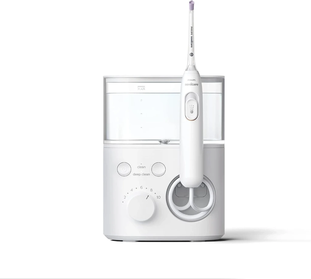  Philips Sonicare Power Flosser 3000 - Water Flosser for Teeth, Gums and Oral Care, White (Model HX3711/20) 